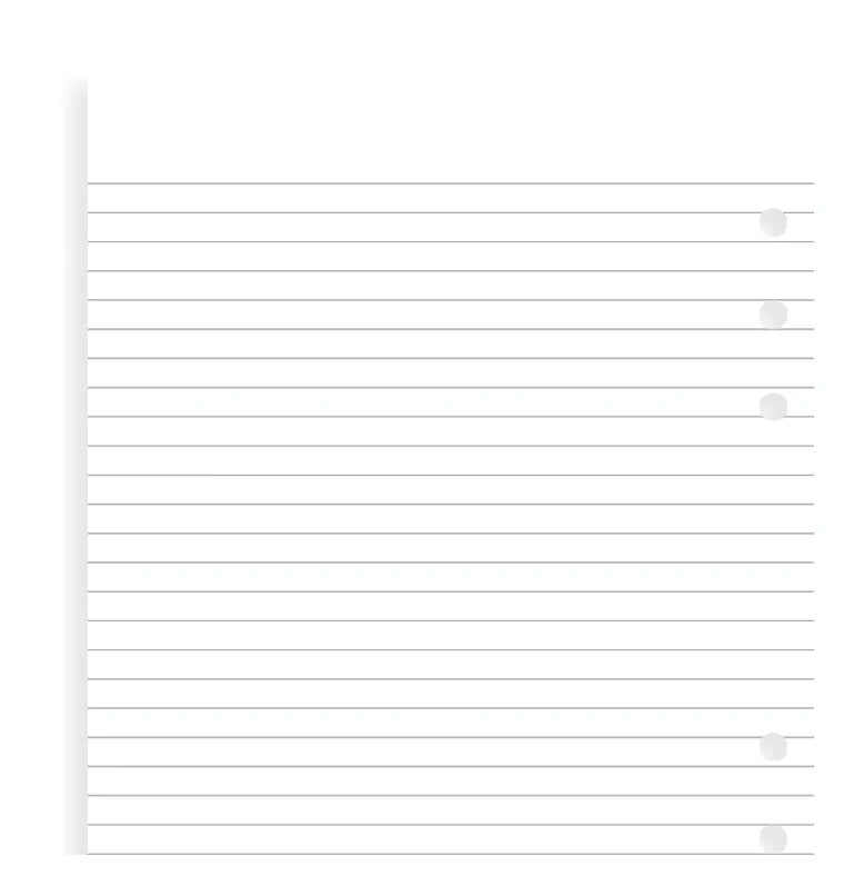 Bloc - notes ligné FILOFAX - Blanc - A5 - A5 - Ligné - 5015142020163