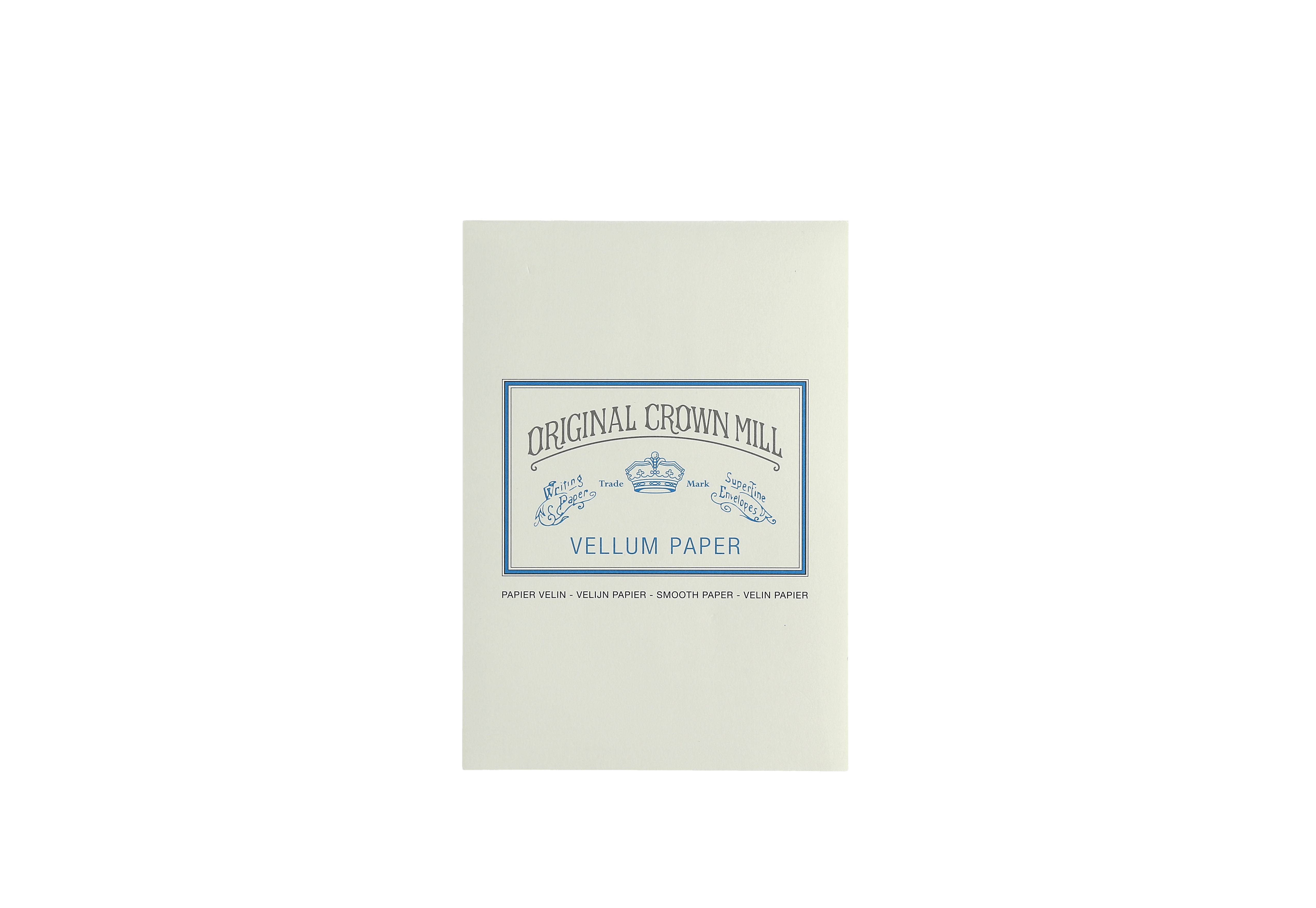 Bloc ORIGINAL CROWN MILL Papier Vélin - A5 - 100 g/m² - Crème - 5413036181257