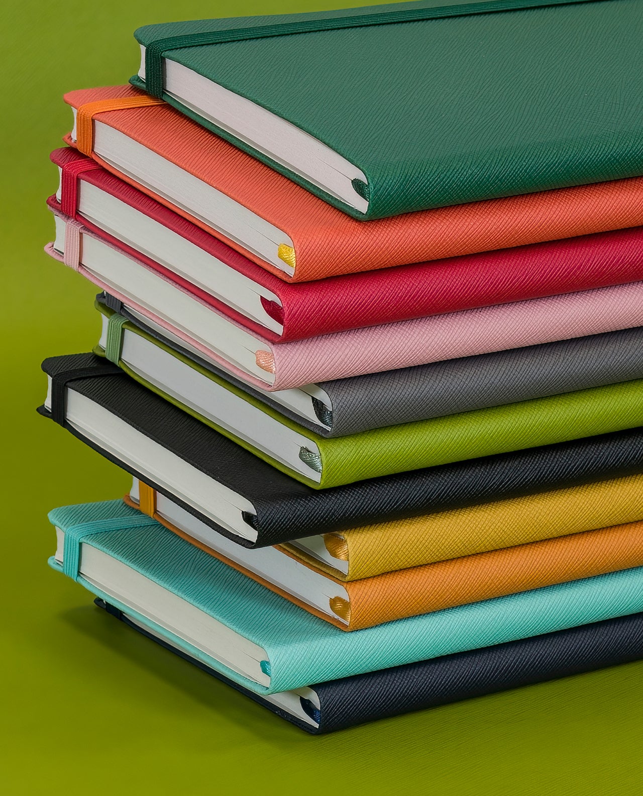 Carnet CASTELLI MILANO Appeel Classic - 19 x 25 cm - Hardcover - Ligné - Golden Delicious