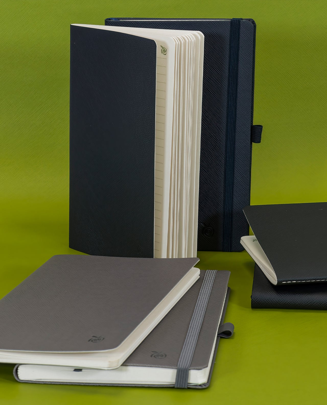 Carnet CASTELLI MILANO Appeel Classic - 19 x 25 cm - Hardcover - Ligné - Blue