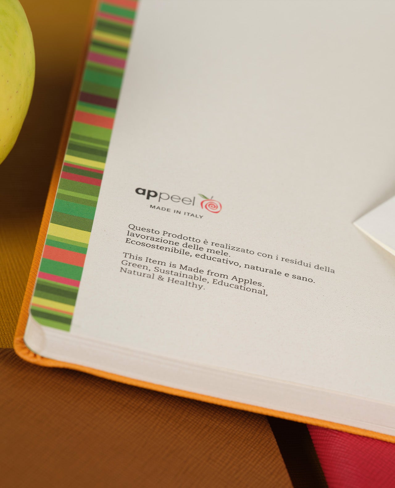 Carnet CASTELLI MILANO Appeel Classic - 19 x 25 cm - Hardcover - Ligné - Tiffany