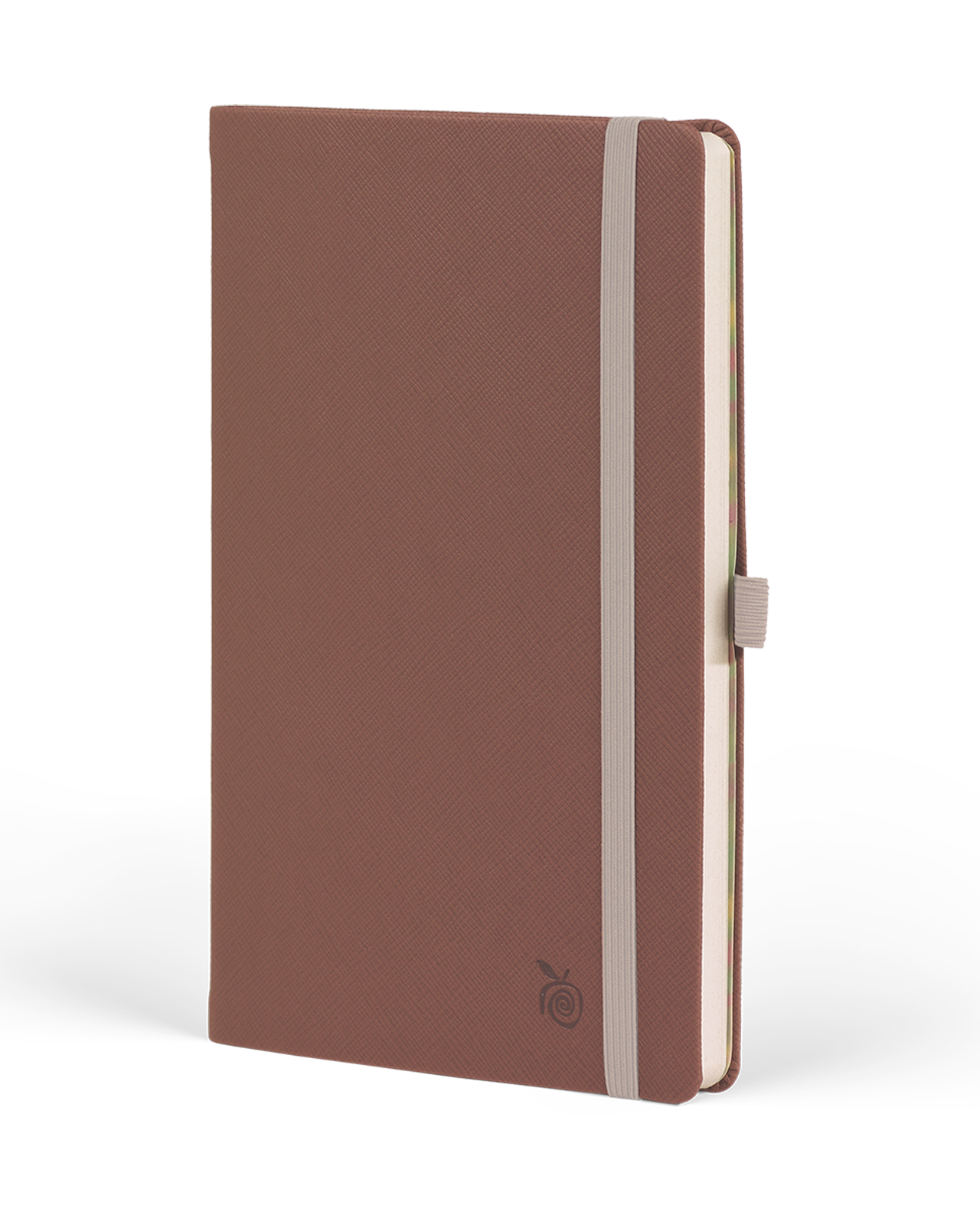 Carnet CASTELLI MILANO Appeel Classic - 19 x 25 cm - Hardcover - Ligné - Brown
