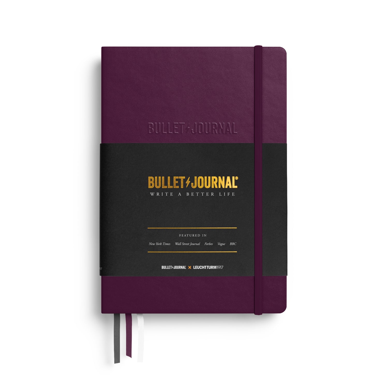 Carnet LEUCHTTURM1917 Bullet Journal Edition 2 - A5 - Hardcover - Pointillé - Purple26