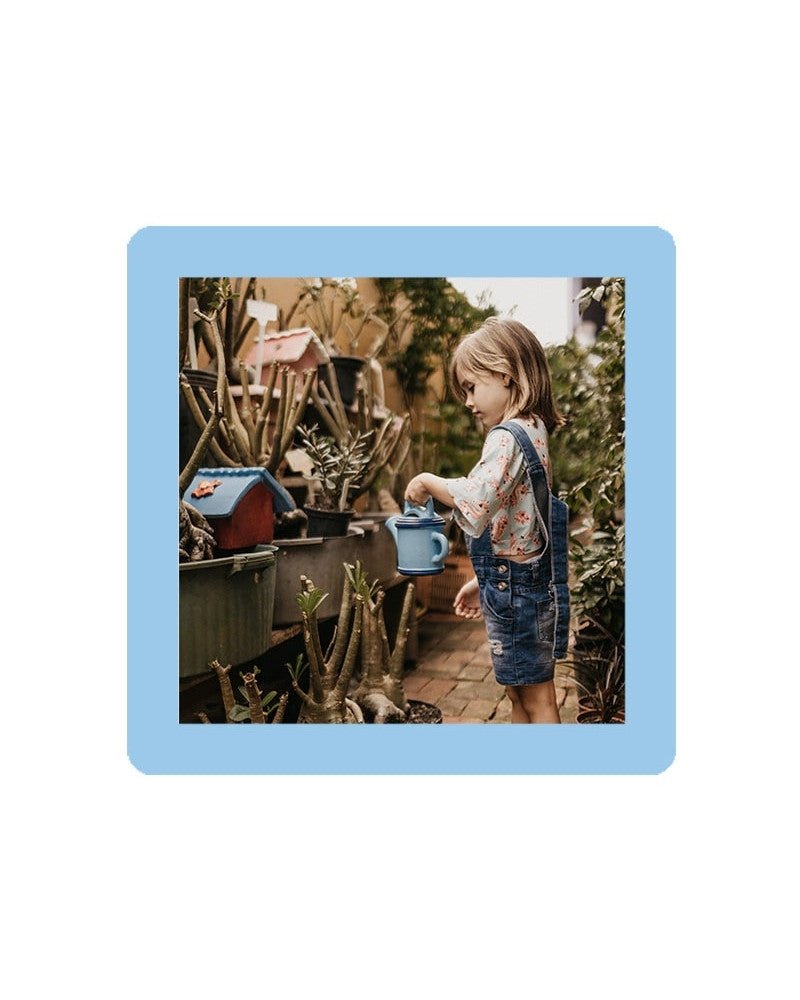 Cadre photo SLIMPYX adhésif - 10 x 10 cm - Bleu clair -