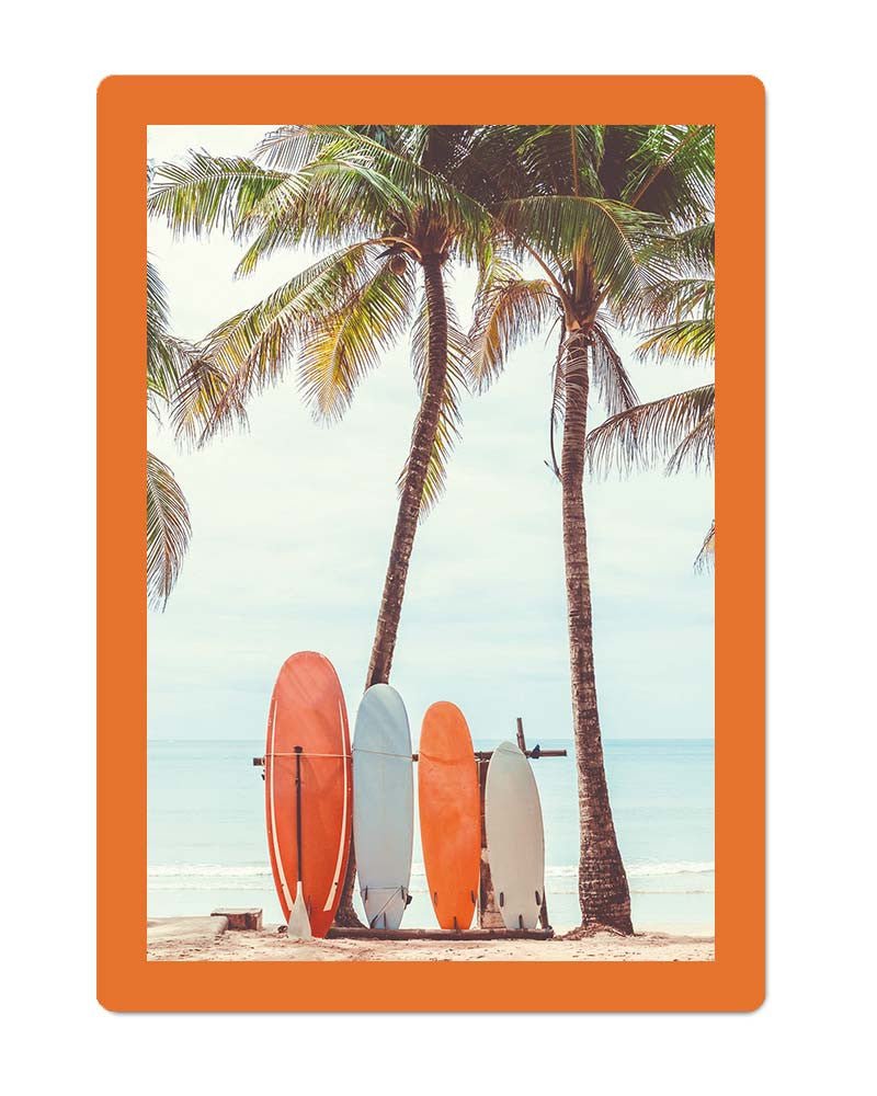 Cadre photo SLIMPYX adhésif - 20 x 30 cm - Terracotta - 3683080260945