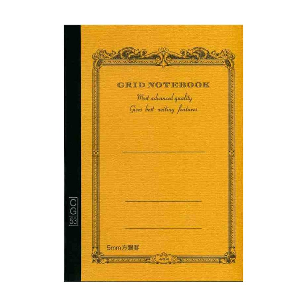 Carnet APICA CD Notebook - A5 - Quadrillé - Orange - 4970090338825