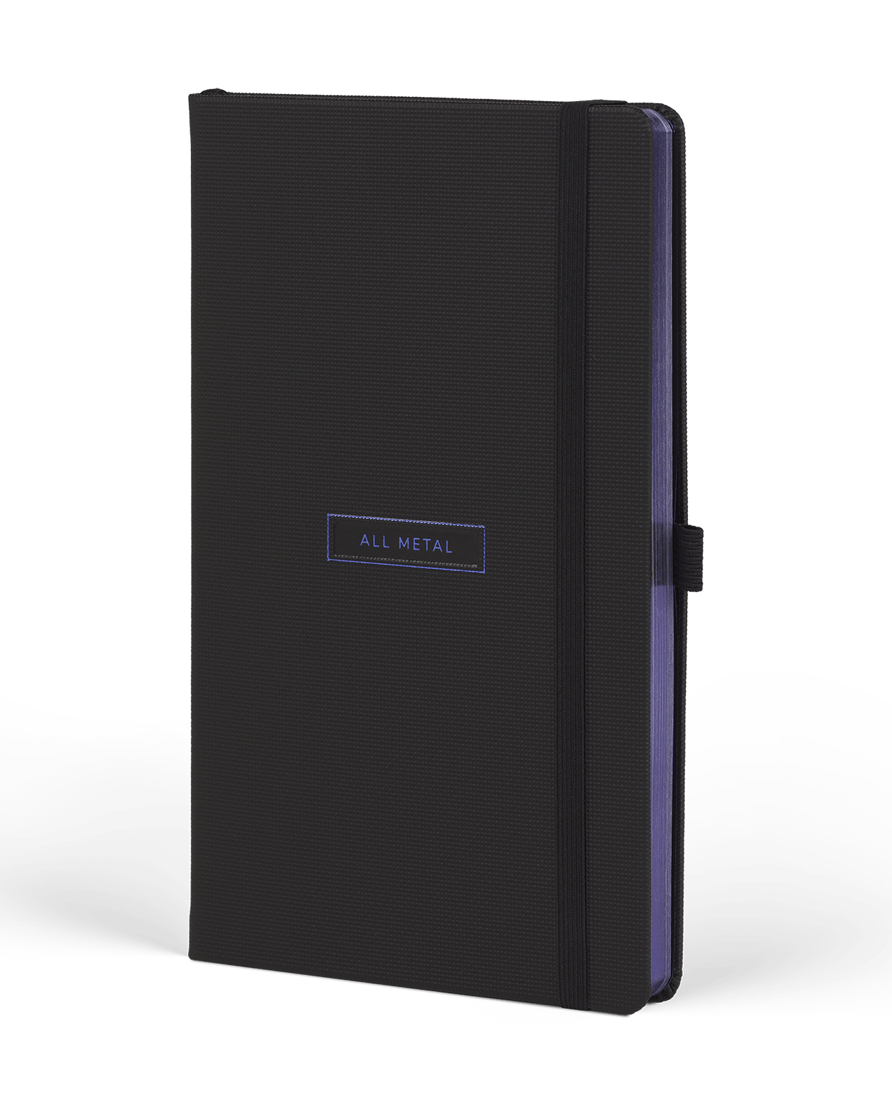 Carnet CASTELLI MILANO All Metal - 13 x 21 cm - Hardcover - Ligné - Blue - 8056149954706