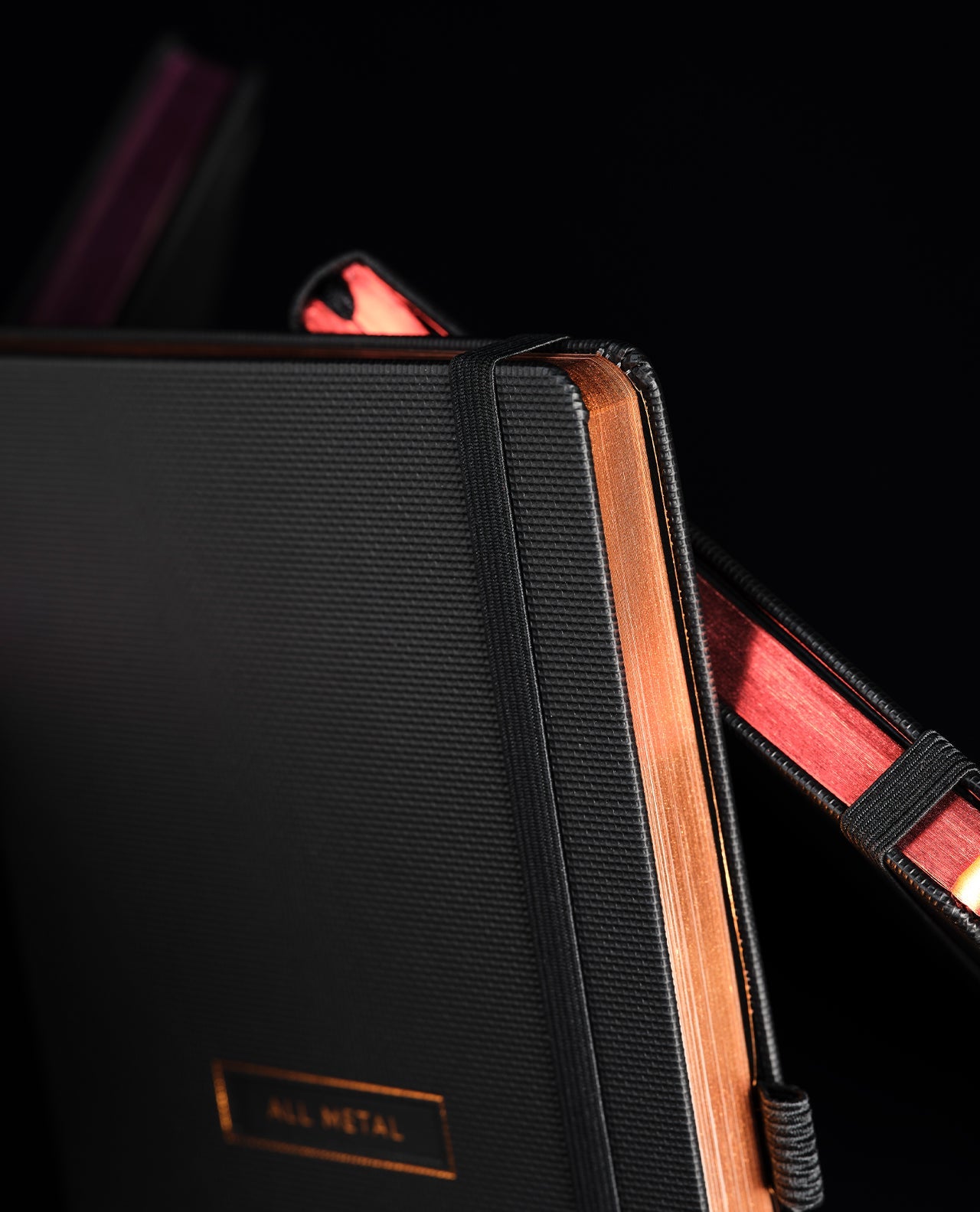Carnet CASTELLI MILANO All Metal - 13 x 21 cm - Hardcover - Ligné - Bronze - 8056149954676