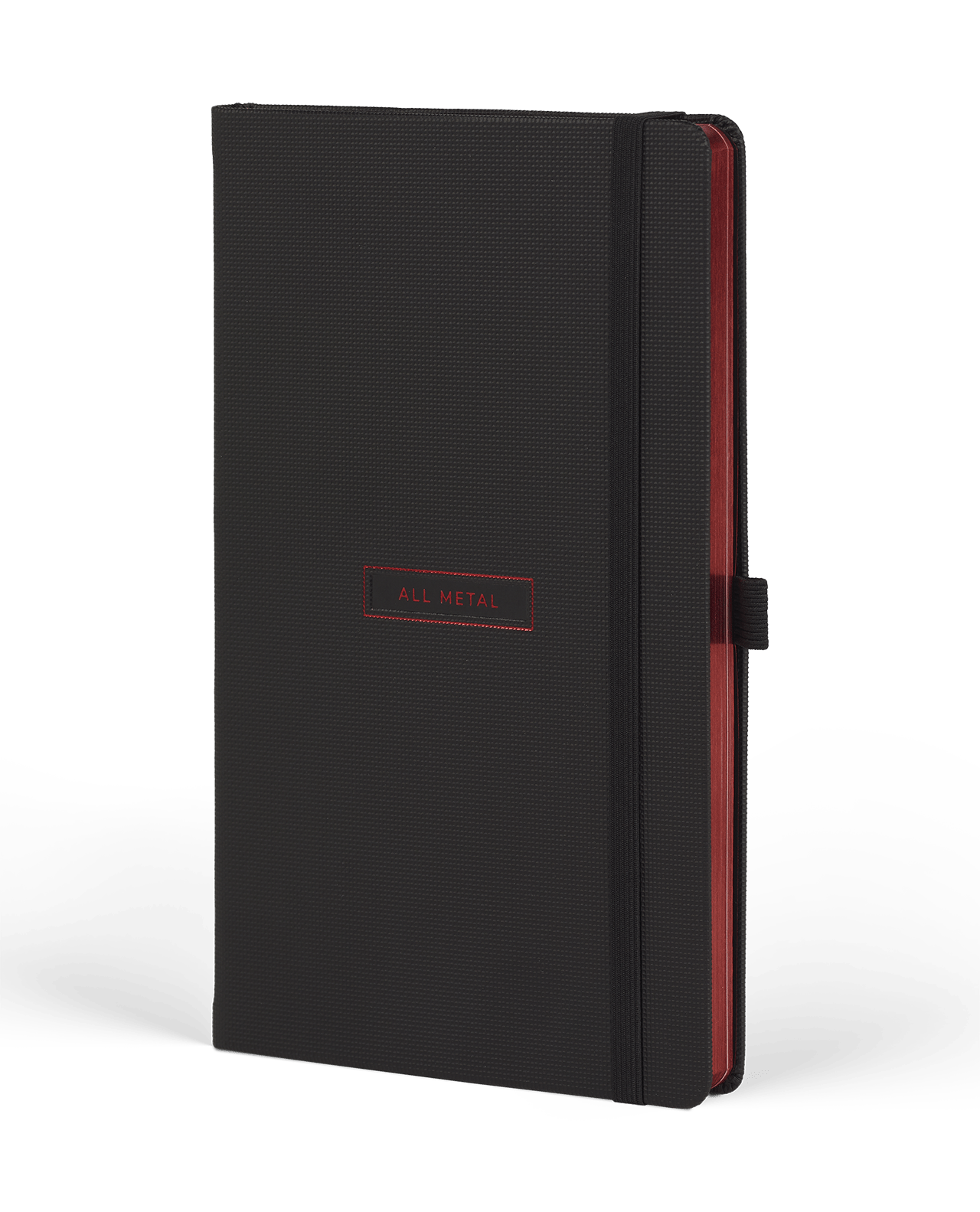 Carnet CASTELLI MILANO All Metal - 13 x 21 cm - Hardcover - Ligné - Red - 8056149954713