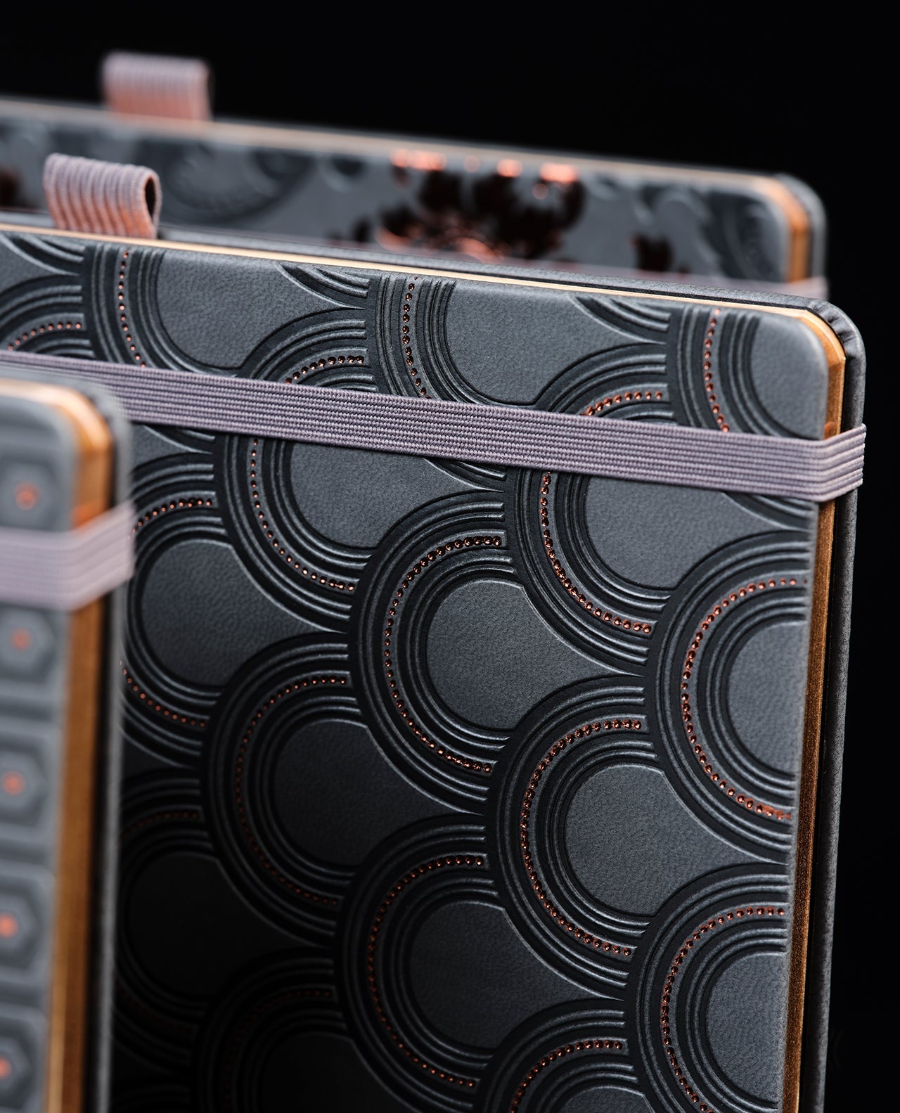 Carnet CASTELLI MILANO Copper - 19 x 25 cm - Hardcover - Ligné - Art Deco - 8056149954973