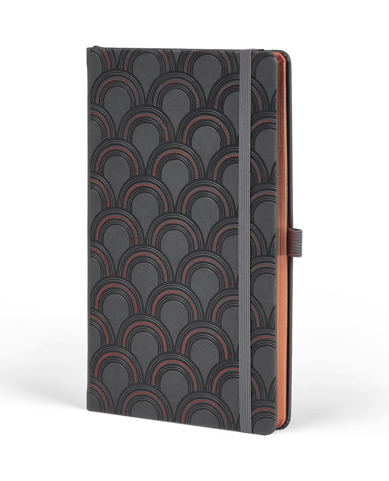 Carnet CASTELLI MILANO Copper - 19 x 25 cm - Hardcover - Ligné - Art Deco - 8056149954973