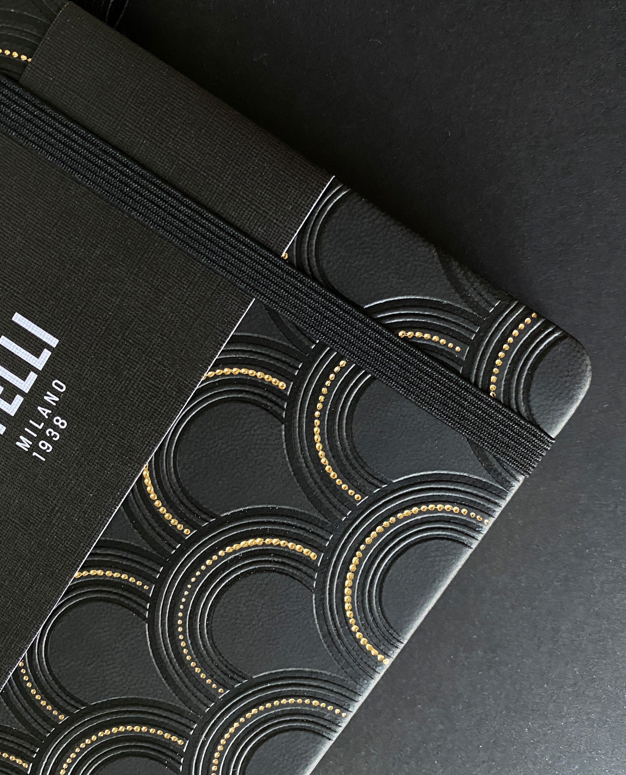Carnet CASTELLI MILANO Gold - 19 x 25 cm - Hardcover - Ligné - Art Deco - 8056149955604