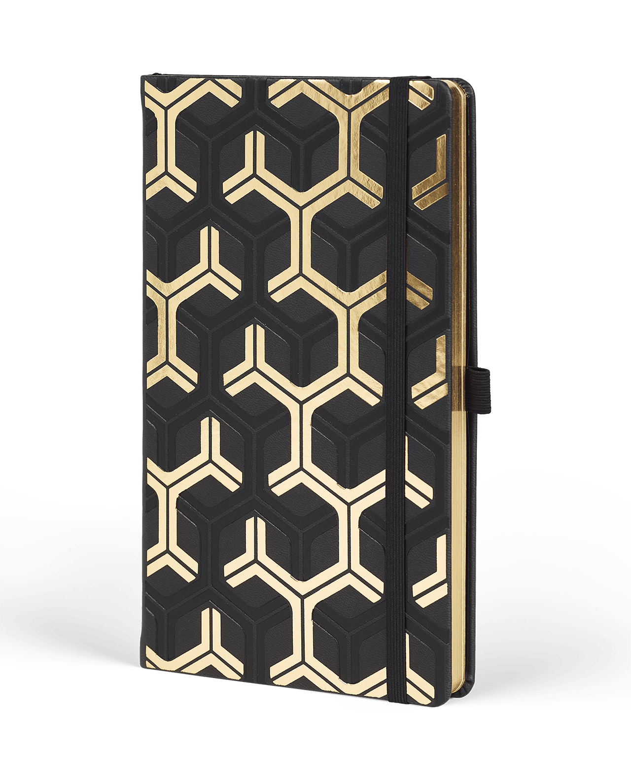 Carnet CASTELLI MILANO Gold - 19 x 25 cm - Hardcover - Ligné - Nest - 8056149955543