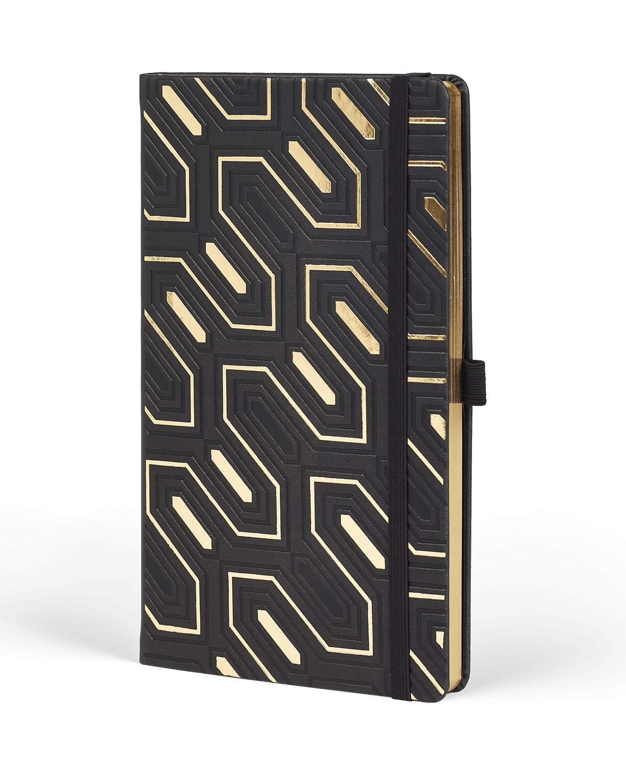 Carnet CASTELLI MILANO Gold - 19 x 25 cm - Hardcover - Ligné - Obelisk - 8056149955581