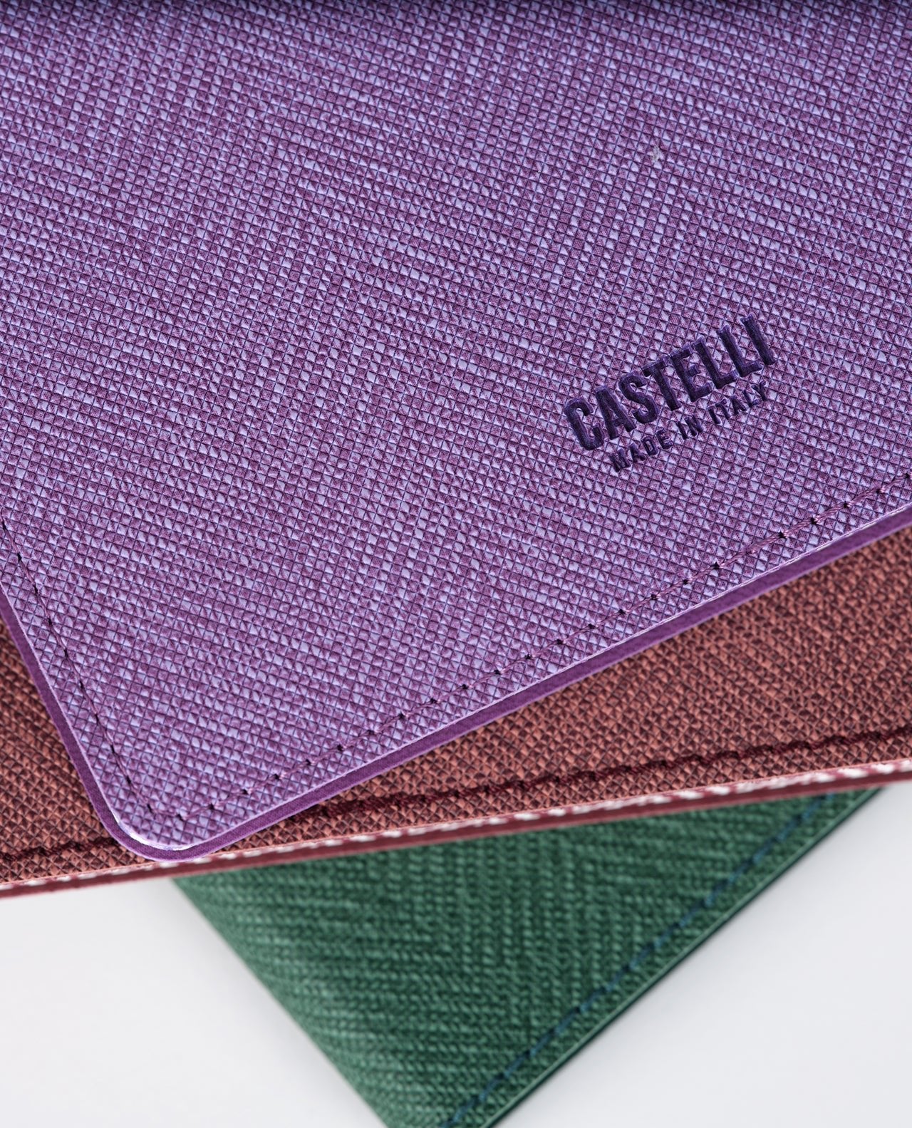 Carnet CASTELLI MILANO Harris - 9 x 14 cm - Softcover - Ligné - Royal Purple - 8056149955659
