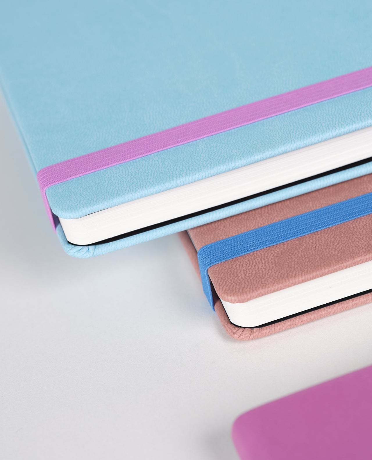 Carnet CASTELLI MILANO Kaleido - 19 x 25 cm - Hardcover - Ligné - Acquamarine - 8056149953877