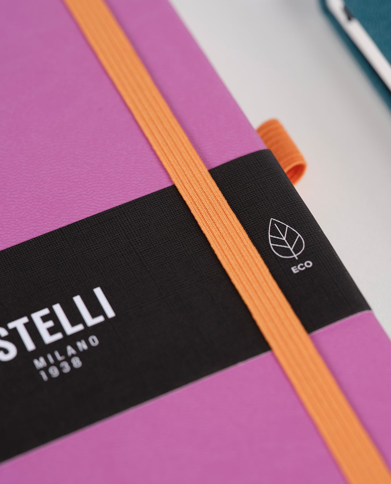 Carnet CASTELLI MILANO Kaleido - 19 x 25 cm - Hardcover - Ligné - Lilac - 8056149953891