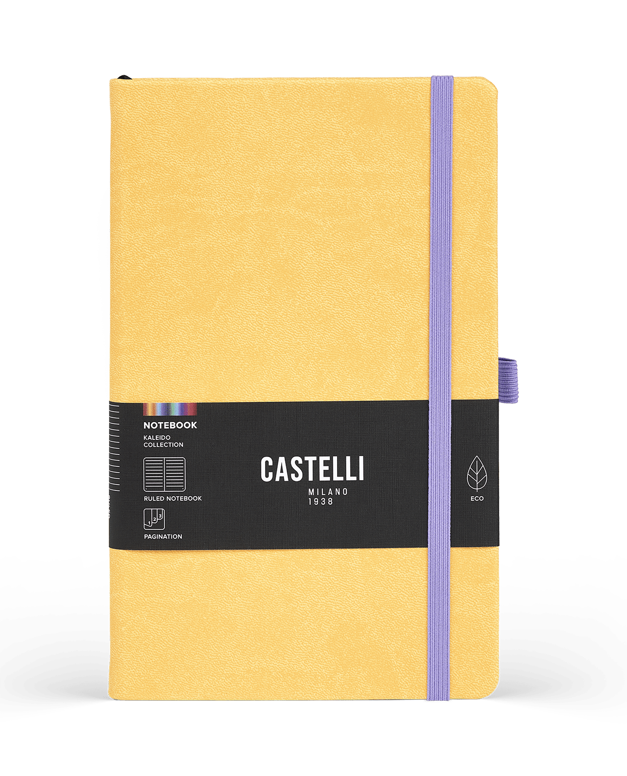 Carnet CASTELLI MILANO Kaleido - 19 x 25 cm - Hardcover - Ligné - Sunflower - 8056149953907