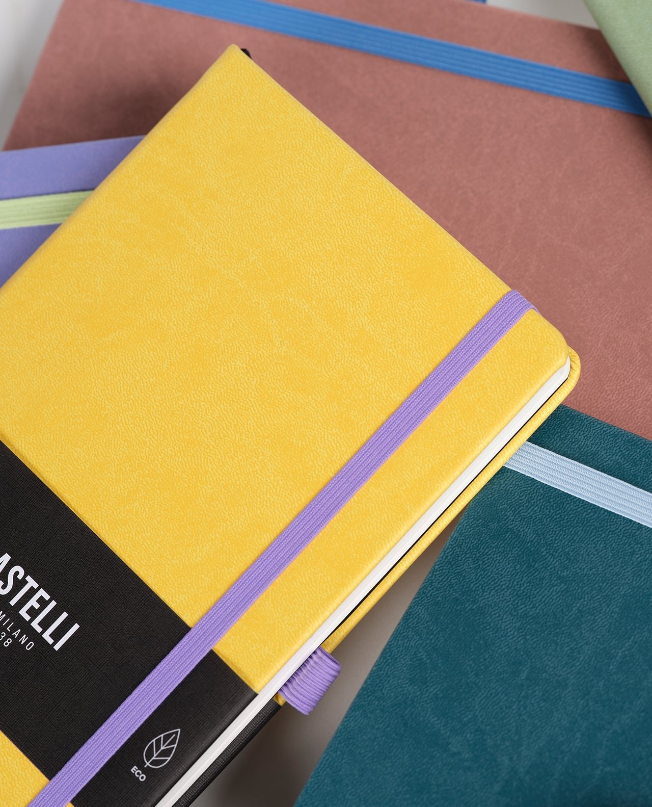 Carnet CASTELLI MILANO Kaleido - 19 x 25 cm - Hardcover - Ligné - Sunflower - 8056149953907