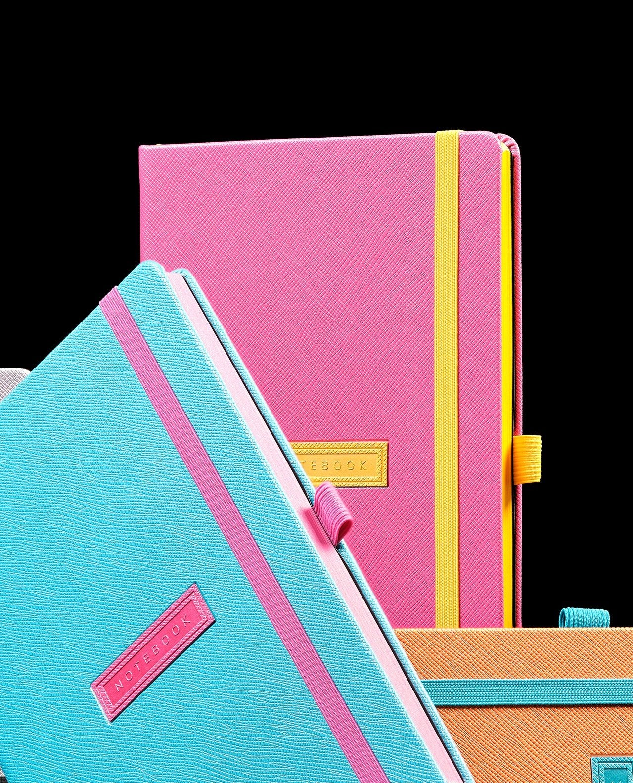 Carnet CASTELLI MILANO Shell - 13 x 21 cm - Hardcover - Ligné - Fuchsia - 8056149956458