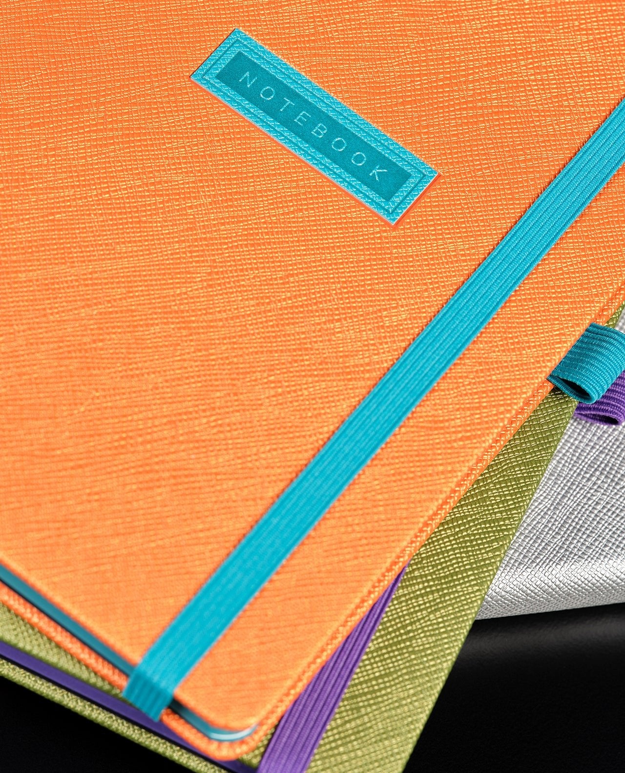 Carnet CASTELLI MILANO Shell - 13 x 21 cm - Hardcover - Ligné - Tangerine - 8056149956465