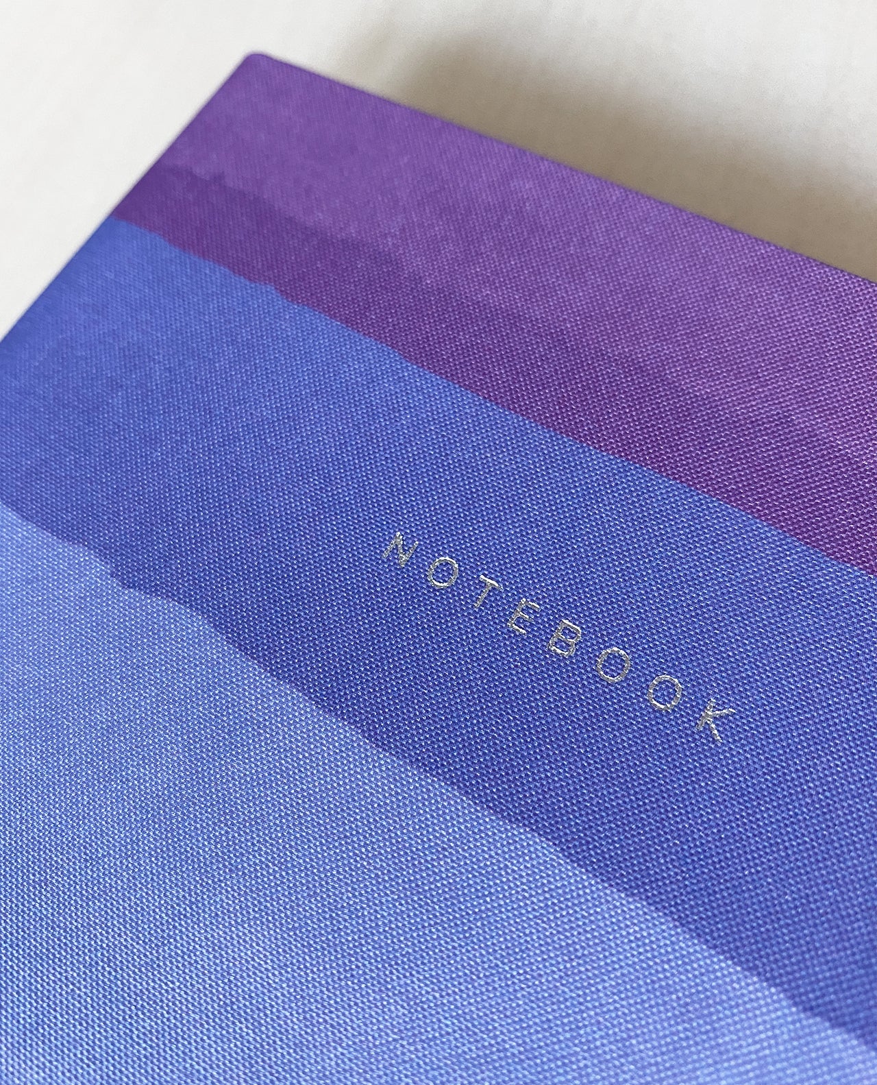 Carnet CASTELLI MILANO Stripes - 19 x 25 cm - Hardcover - Ligné - Blueberry - 8056149954614