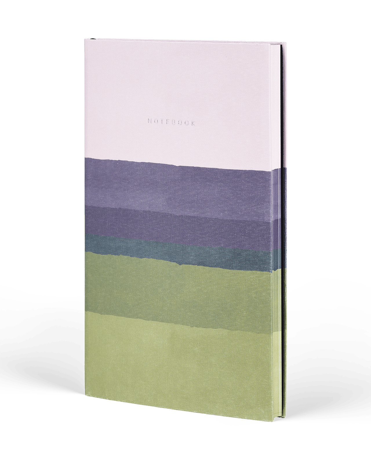 Carnet CASTELLI MILANO Stripes - 19 x 25 cm - Hardcover - Ligné - Mauve - 8056149954638