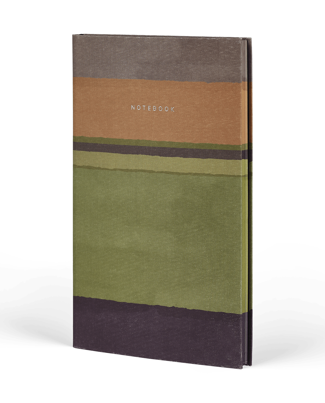 Carnet CASTELLI MILANO Stripes - 19 x 25 cm - Hardcover - Ligné - Mustard - 8056149954645
