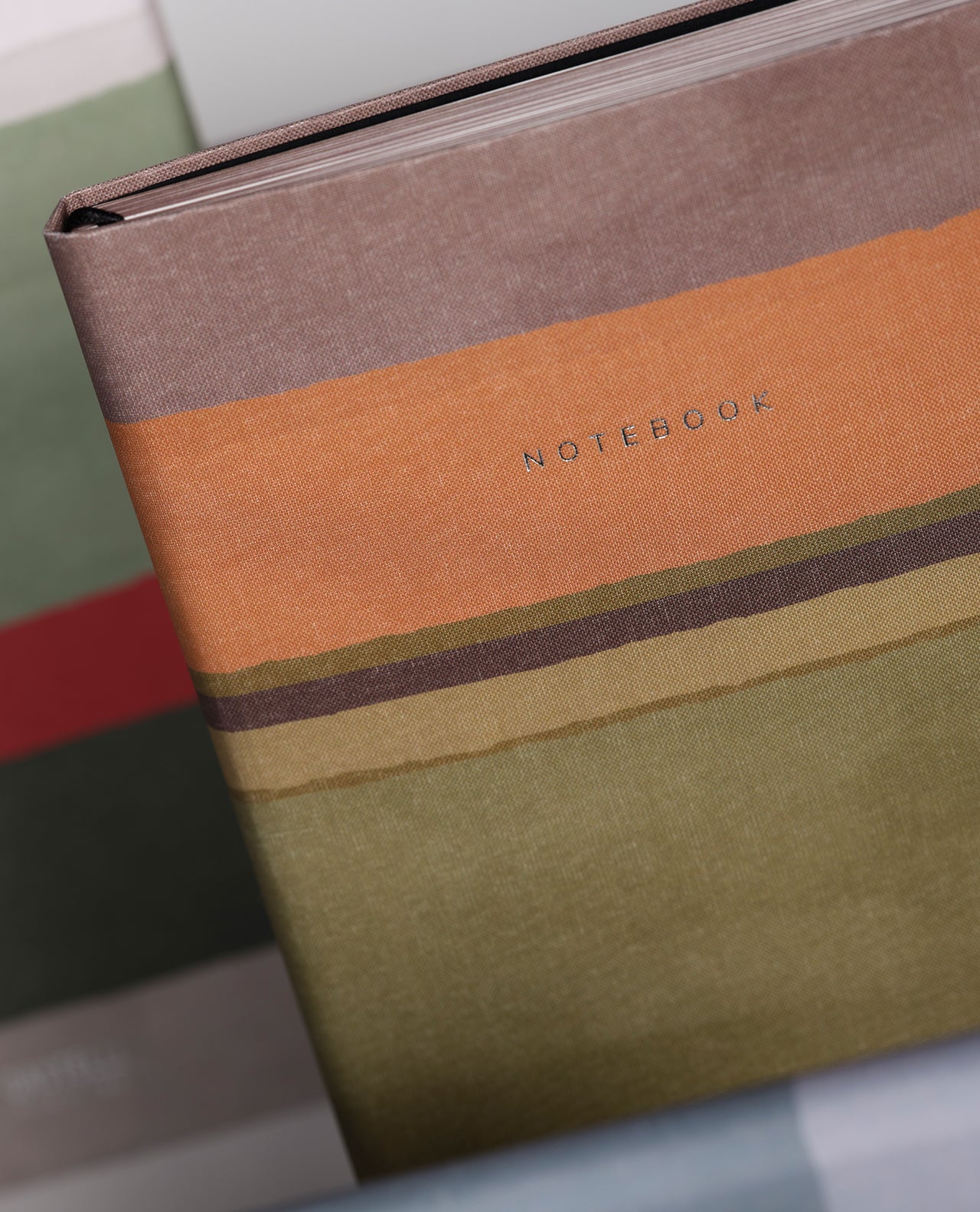 Carnet CASTELLI MILANO Stripes - 19 x 25 cm - Hardcover - Ligné - Mustard - 8056149954645