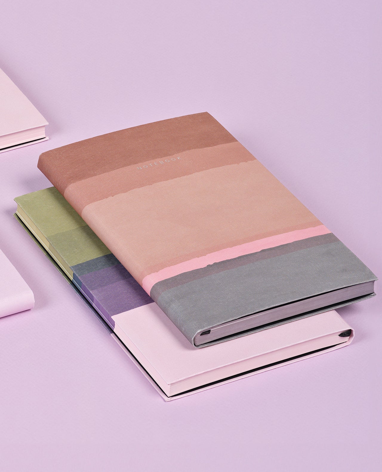 Carnet CASTELLI MILANO Stripes - 19 x 25 cm - Hardcover - Ligné - Rust - 8056149954652