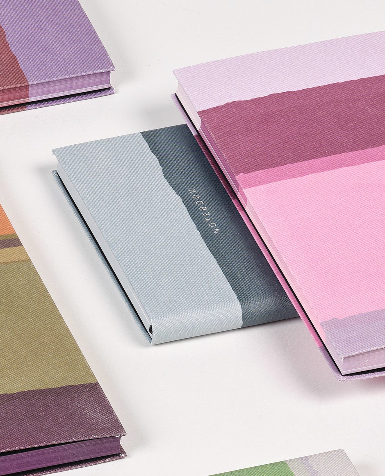 Carnet CASTELLI MILANO Stripes - 19 x 25 cm - Hardcover - Ligné - Shadow - 8056149954553