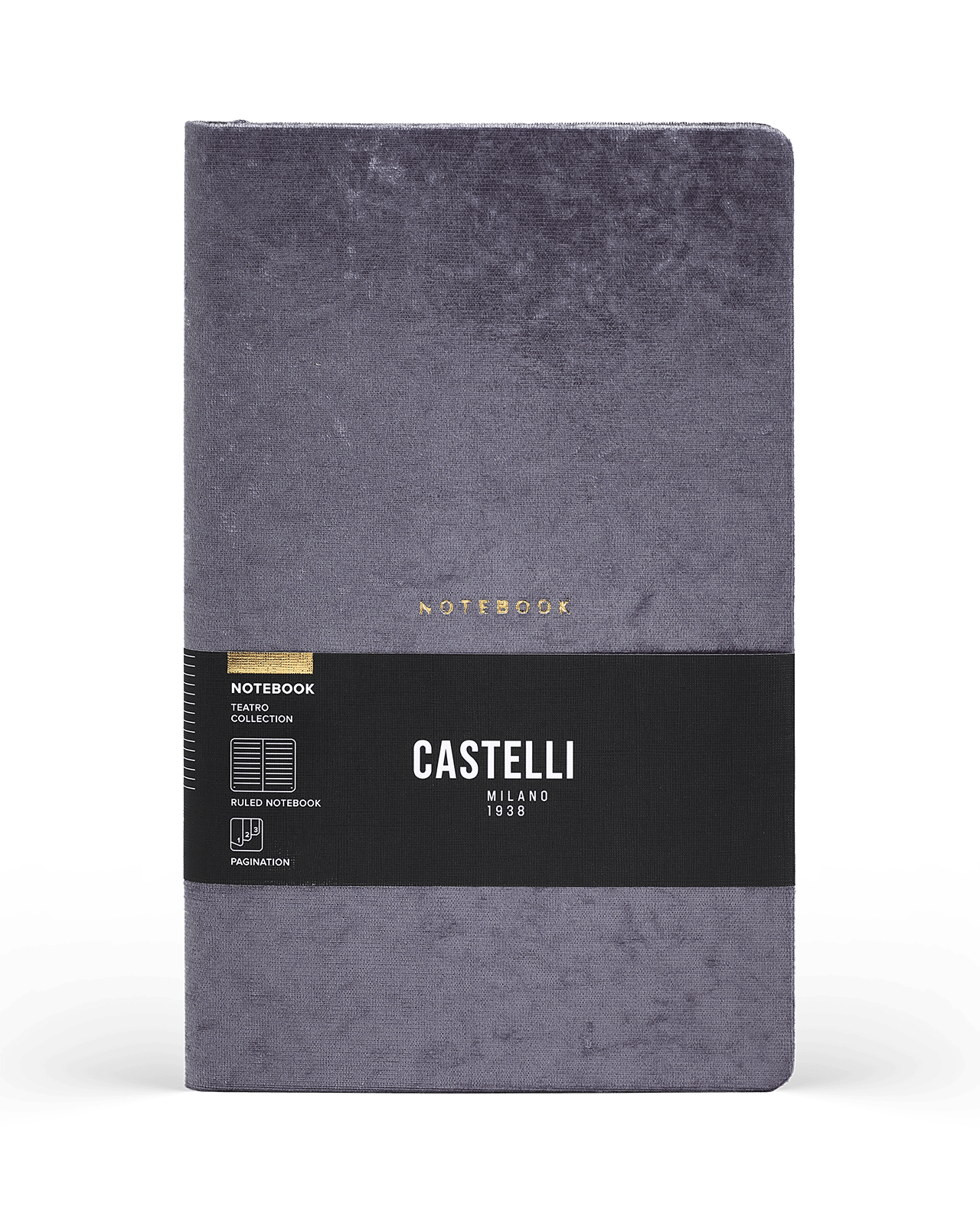 Carnet CASTELLI MILANO Teatro - 13 x 21 cm - Hardcover - Ligné - Avio - 8056149956168