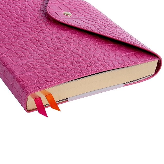 Carnet en cuir végétal ARTEBENE Majoie - A5 - Pointillé - Lilas - 240p - 4035461319107