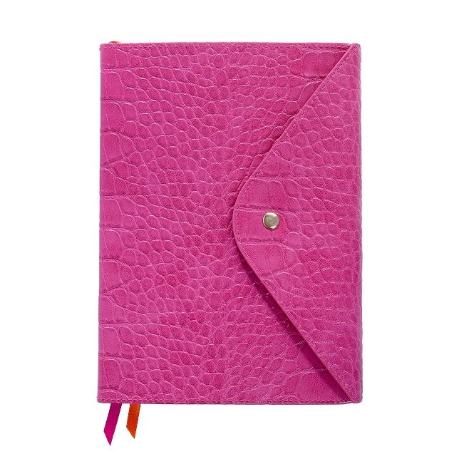 Carnet en cuir végétal ARTEBENE Majoie - A5 - Pointillé - Lilas - 240p - 4035461319107