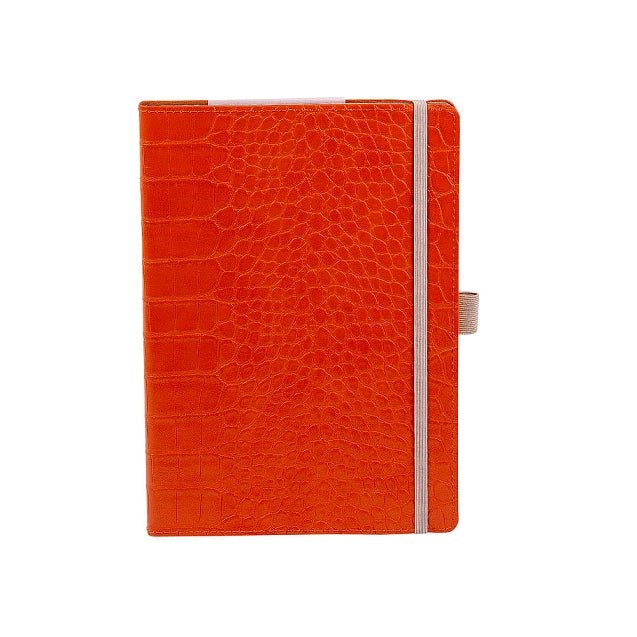 Carnet en cuir végétal ARTEBENE Majoie - A5 - Pointillé - Orange - 144p - 4035461304844