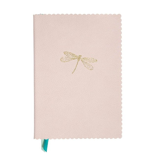 Carnet en cuir végétal ARTEBENE Majoie - A5 - Pointillé - Rose poudré - 240p - 4035461304837