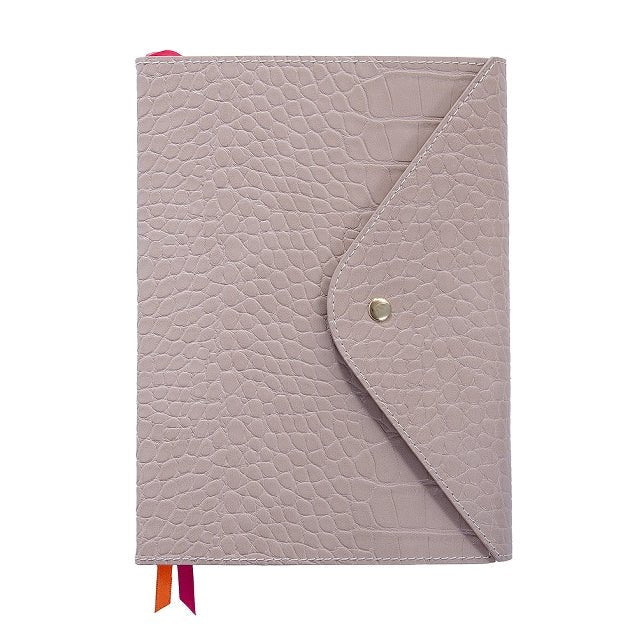 Carnet en cuir végétal ARTEBENE Majoie - A5 - Pointillé - Taupe - 240p - 4035461319114