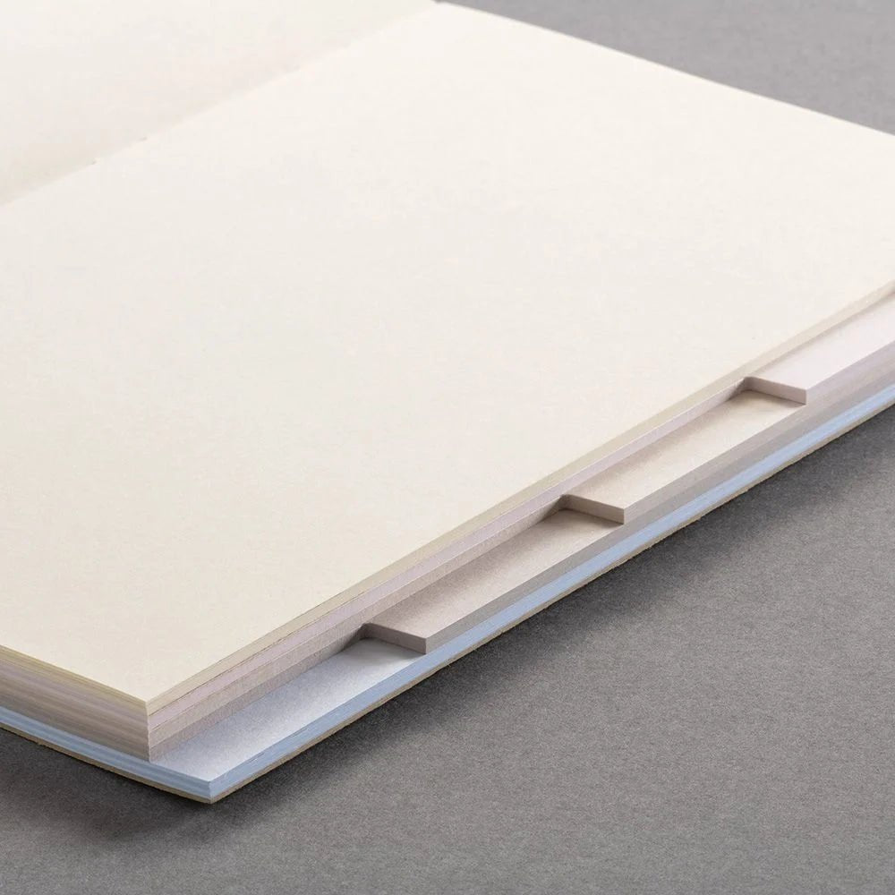 Carnet GMUND Registerbook FiveColors - Hardcover - B5 - Uni - Grey - 4049574040315