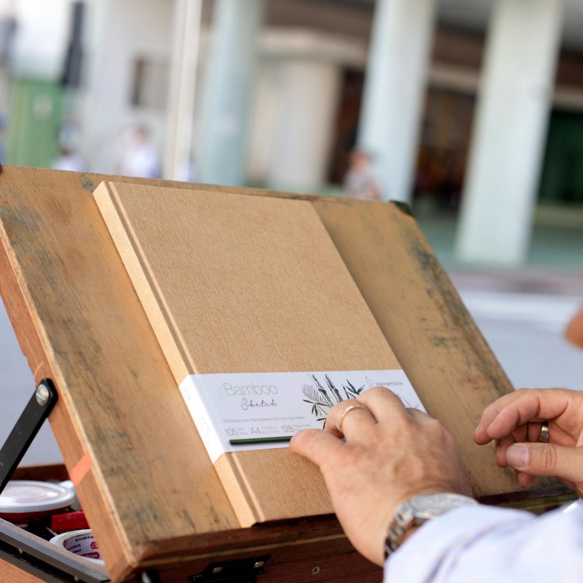 Carnet HAHNEMÜHLE Bamboo Sketch - A4 Portrait - Hardcover - Uni - 4011367004958