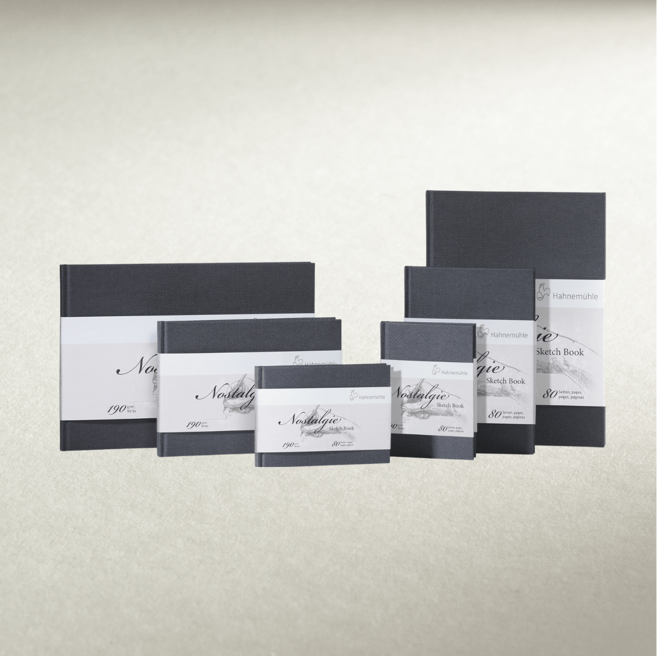 Carnet HAHNEMÜHLE Nostalgie Sketchbook - A5 Portrait - Hardcover - Uni - 4011367101831
