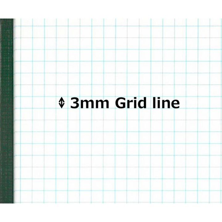 Carnet KOKUYO Field Sketch Book - 9,5 × 16,5 cm - Quadrillé - Green - 4901480781174