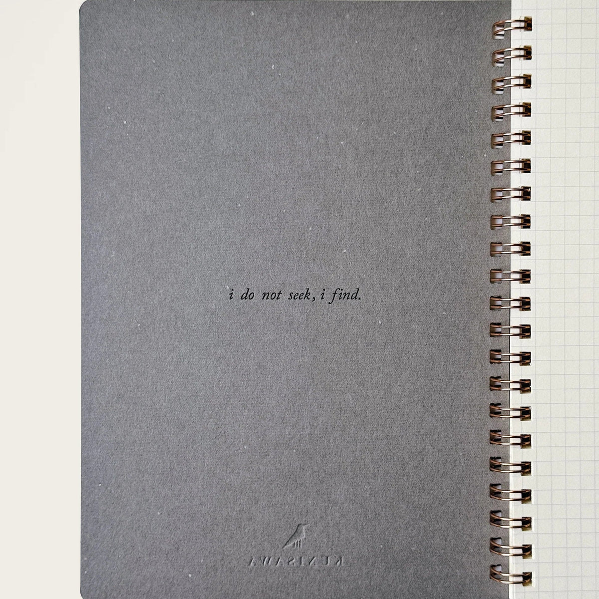 Carnet KUNISAWA Find Ring Note - A5 - Softcover - Quadrillé - Juniper -