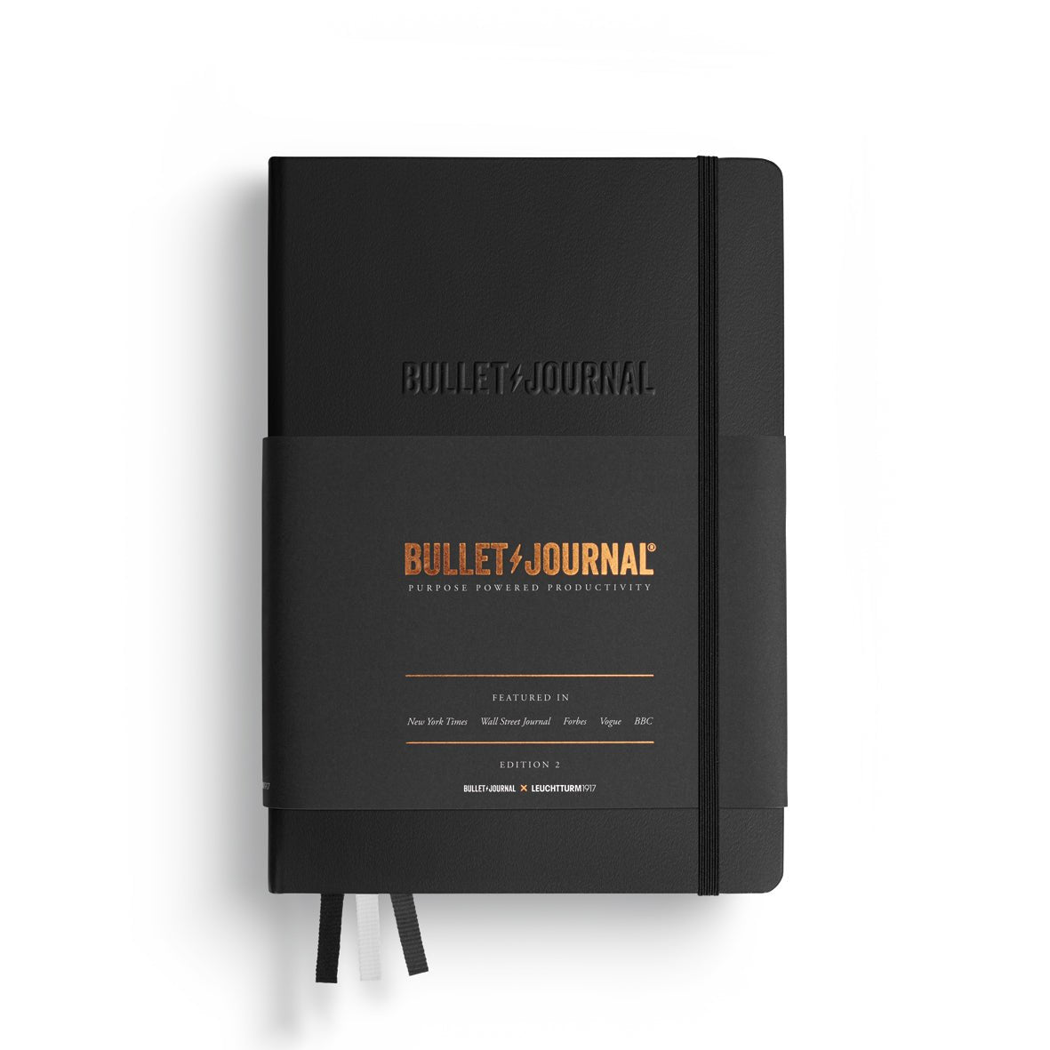 Carnet LEUCHTTURM1917 Bullet Journal Edition 2 - A5 - Hardcover - Pointillé - Black - 4004117589560