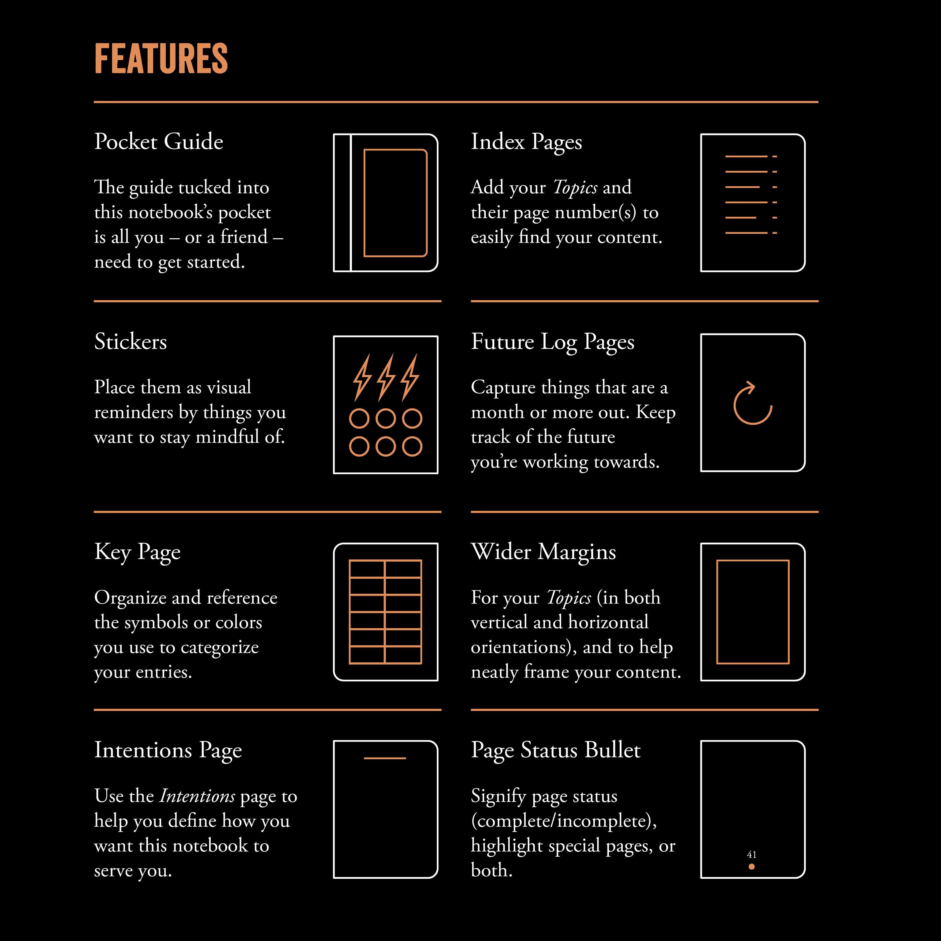 Carnet LEUCHTTURM1917 Bullet Journal Edition 2 - A5 - Hardcover - Pointillé - Black - 4004117589560