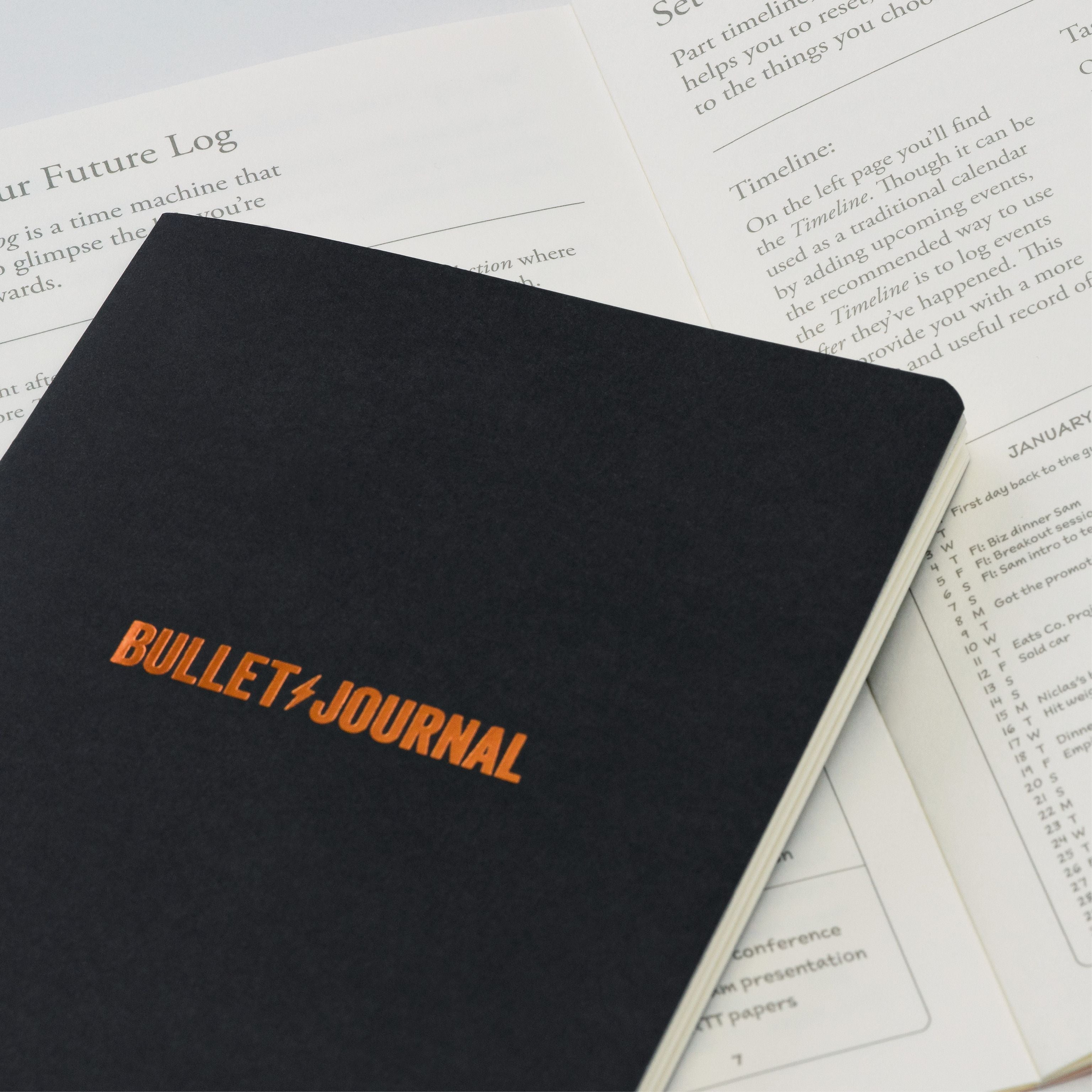 Carnet LEUCHTTURM1917 Bullet Journal Edition 2 - A5 - Hardcover - Pointillé - Black - 4004117589560