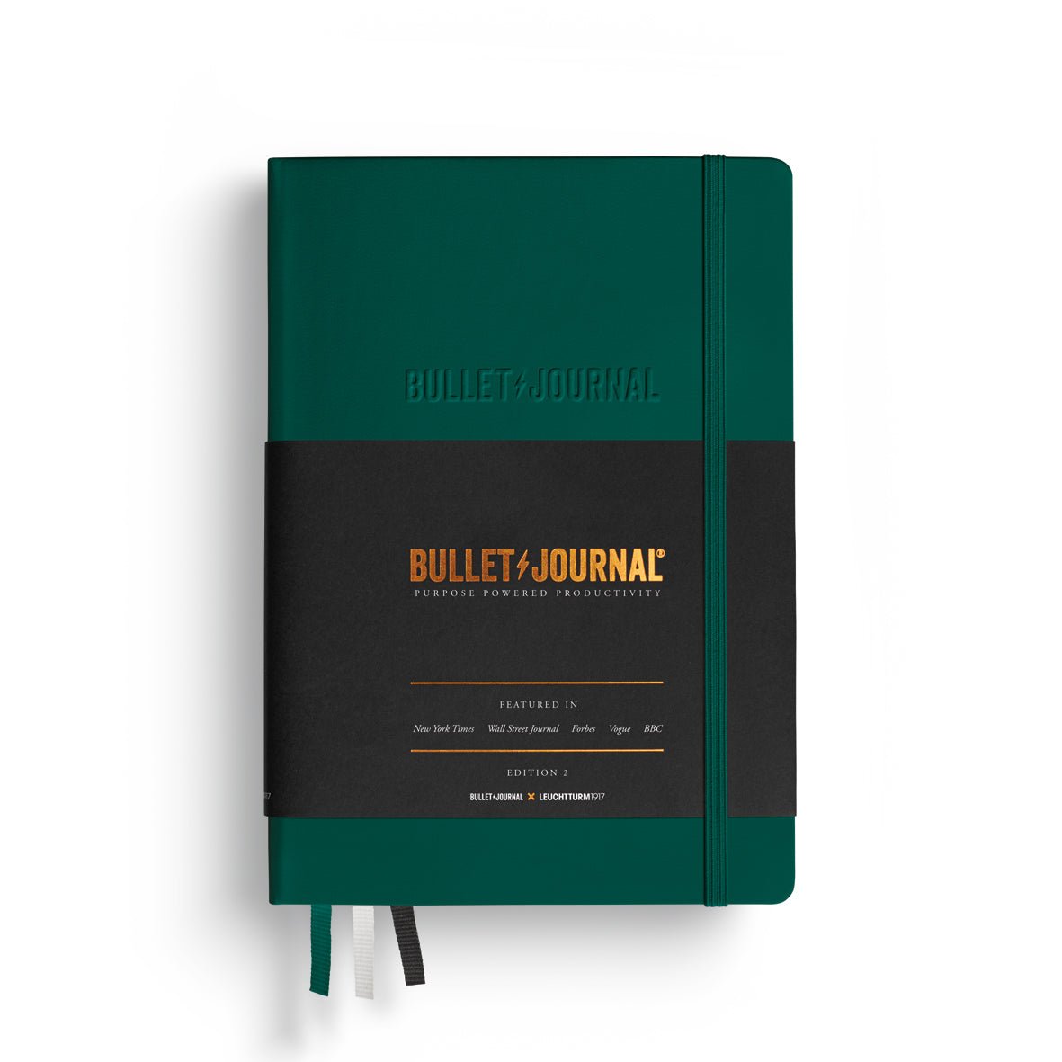 Carnet LEUCHTTURM1917 Bullet Journal Edition 2 - A5 - Hardcover - Pointillé - Green23 - 4004117638961