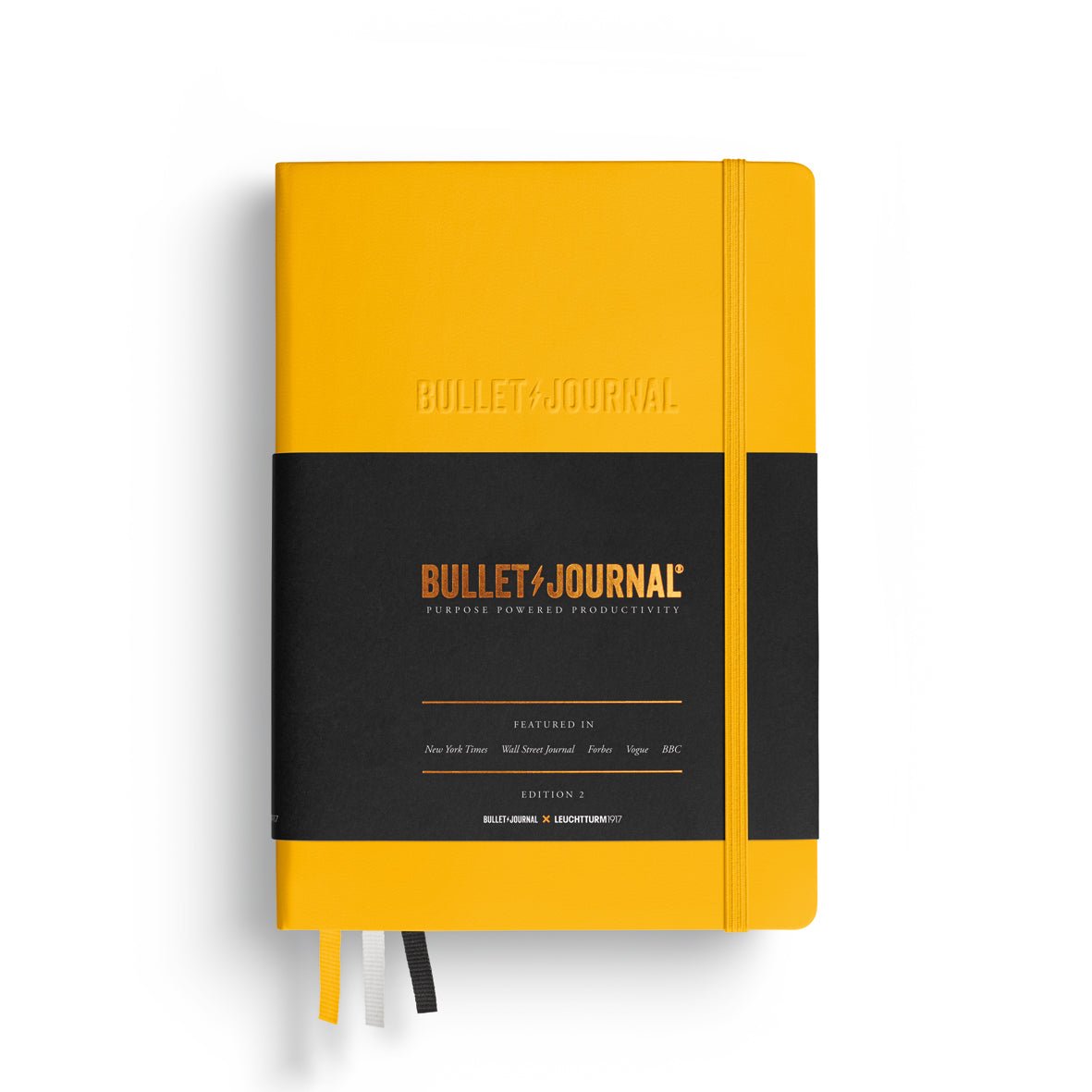 Carnet LEUCHTTURM1917 Bullet Journal Edition 2 - A5 - Hardcover - Pointillé - Yellow24 - 4004117655128