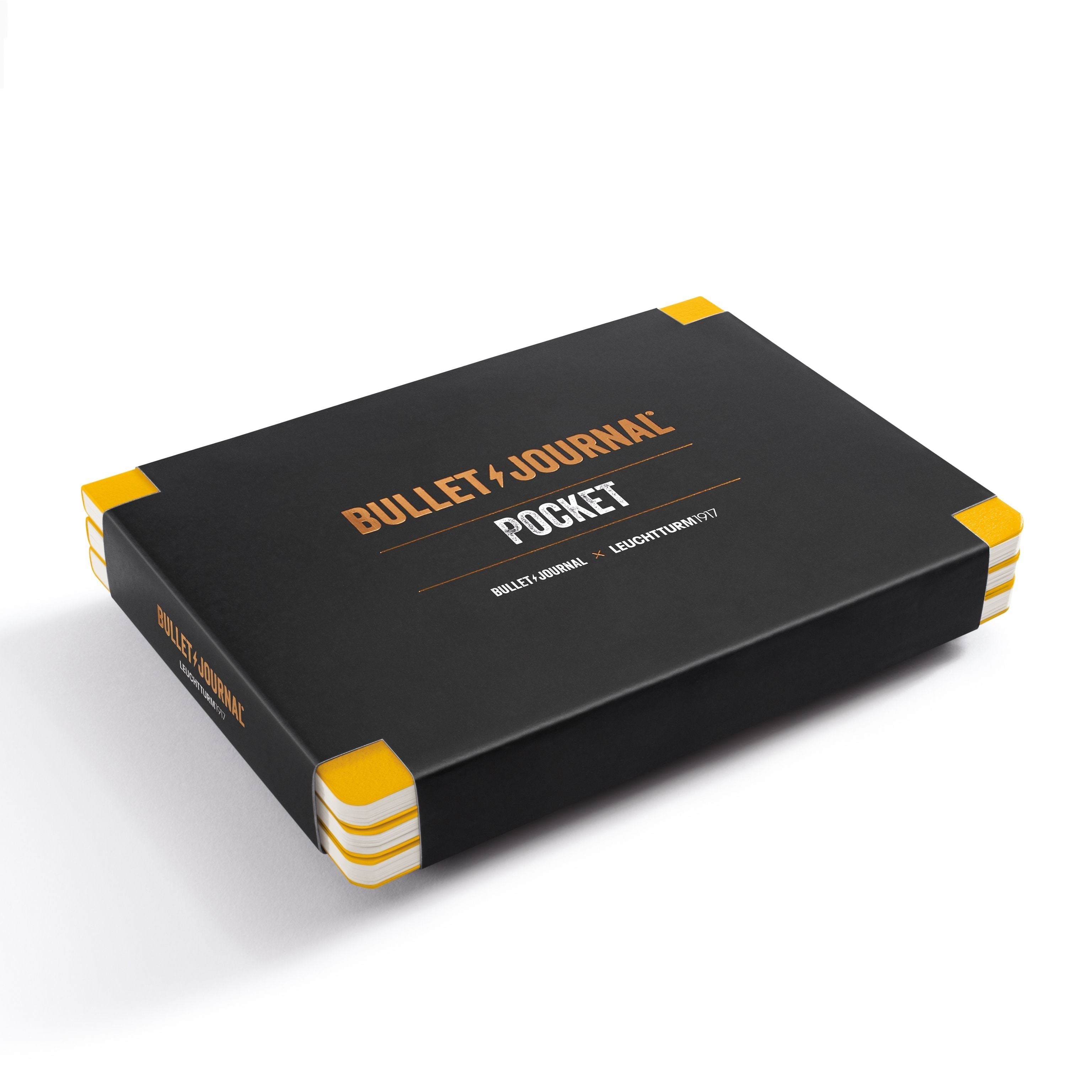 Carnet LEUCHTTURM1917 Bullet Journal Pocket - 144 x 104 mm - Softcover - Pointillé - Yellow24 - 4004117657436
