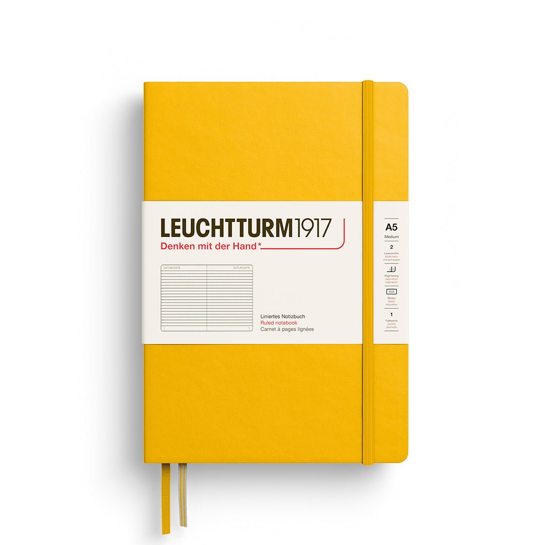 Carnet LEUCHTTURM1917 Classic - A5 - Hardcover - Ligné - Sunflower -