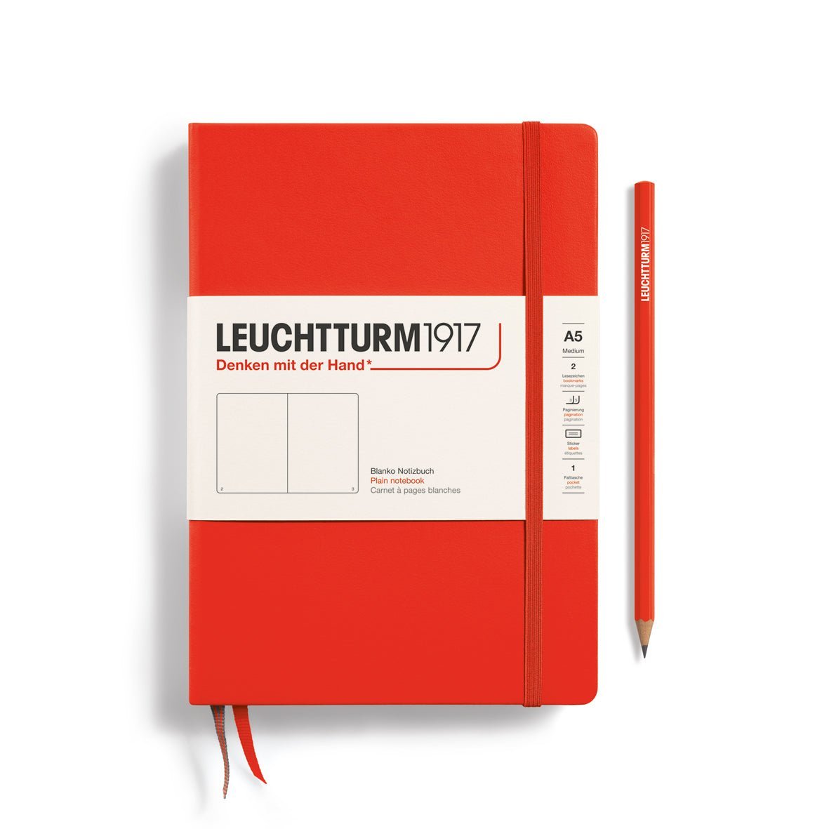 Carnet LEUCHTTURM1917 Classic - A5 - Hardcover - Uni - Lobster - 4004117643866
